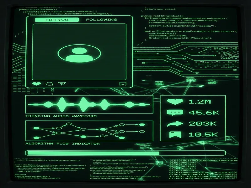 抖音平台 91视频 算法分析终端界面
